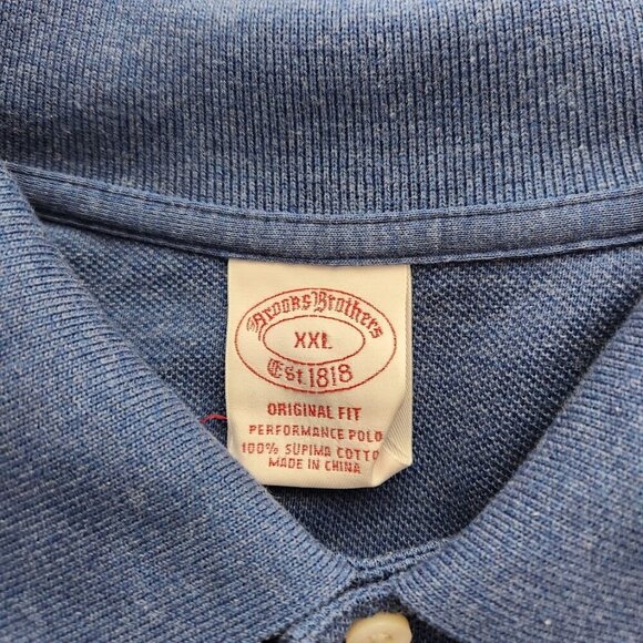 Brooks Brothers Men's Short Sleeve Polo Shirt Size XXL - Picture 4 of 4